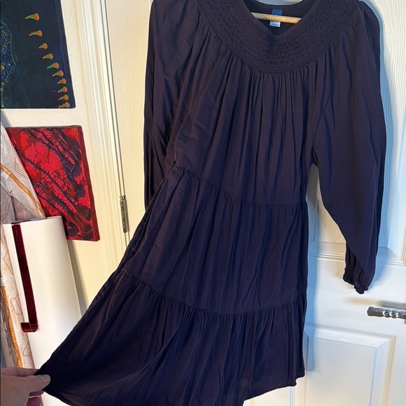 Old Navy Purple Bishop Sleeve Sundress Work - Picture 4 of 8